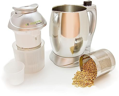 Máquina para Hacer Leche Vegetal Casera | Programa en Caliente para Soja, Avena y Arroz | Prepara Almendras y Frutos Secos | 2 Filtros para Personalizar la Densidad | 1,3L | Garantía 3 Años