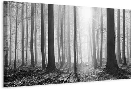 murando - Leinwandbild Panoramabild, 120x40 cm, 1-teilig, Schlafzimmer | Hochwertige Leinwand, sofort aufhängbar, ideal fürs Wohn- oder Schlafzimmer, wasserfest und lichtecht, langlebig, stilvoll