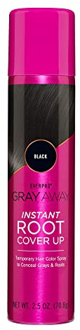 Gray Away Instant Root Cover Up Spray, Black, 2.5 oz