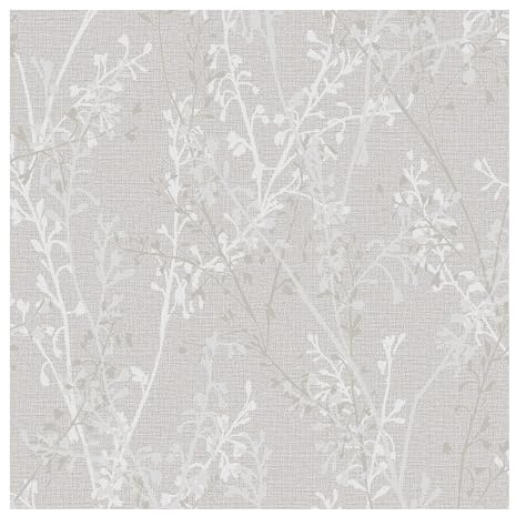 Boutique Breeze Sprig Floral Pearl Wallpaper | Paste the Wall | Cream Floral | Eco-Friendly