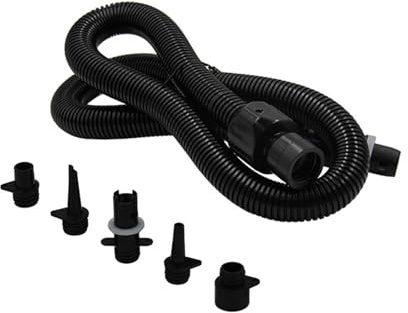 Elektriskt uppblåsningsrör – uppblåsbar slang, uppblåsbar luftslangssats | Bärbart universellt PVC-uppblåsningsrör för flottt, luftpumpstillbehör, vattensport pool, uppblåsbart tält, kajak