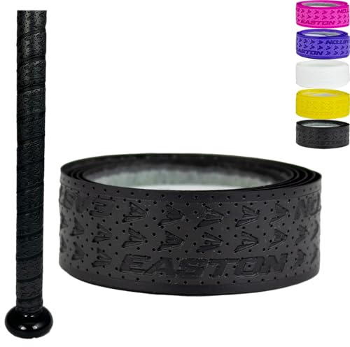 Easton | 1.80mm Flow Tack Bat Grip | Baseball/Softball | Black