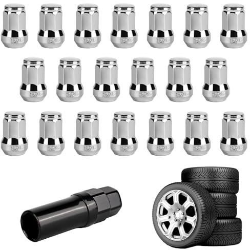 Rzspher 20 tuercas de rueda M12 x 1,5, cierre cónico 60°, acero al carbono, para Ford, Toyota, Honda, Mazda