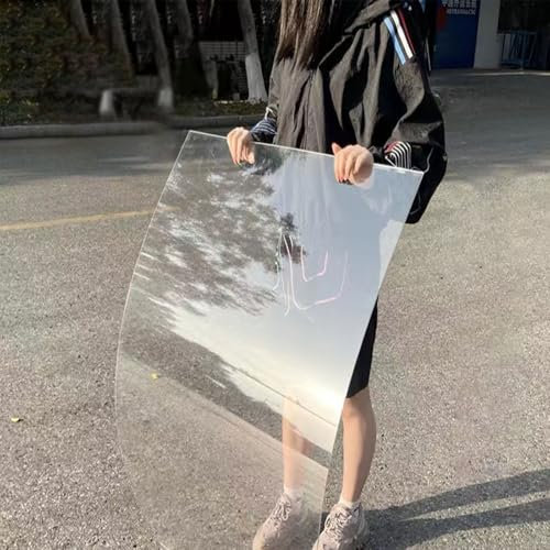 yurstcggh Transparente Polycarbonat-Dachplatte,1mm Dicke Klare Acryl-Kunststoffplatte,Gewächshausplatte,Wetterfest Stegplatten Ersatzplatten,Tageslichtplatte,UV-beständig,Für Gewächshäuser Carports