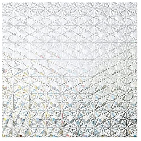 ZFIHAV Láminas para Ventanas Película de Vidrio Esmerilado for Puerta de baño, Ventana, privacidad, sombreado, Pegatina for Ventana, 2 uds.(45x100cm)
