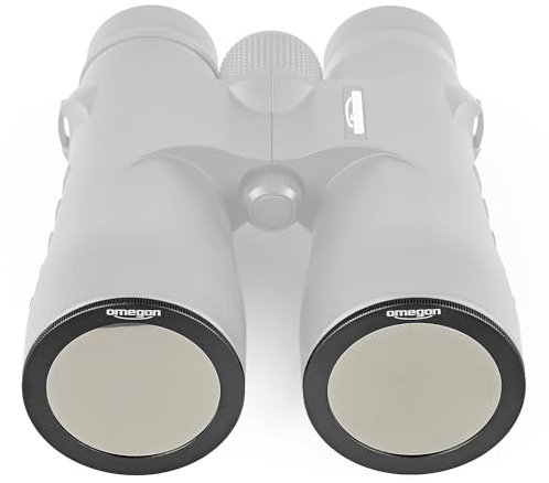 Omegon Filtri solari 50 mm per binocoli e ZWO Seestar S50 (set da 2)