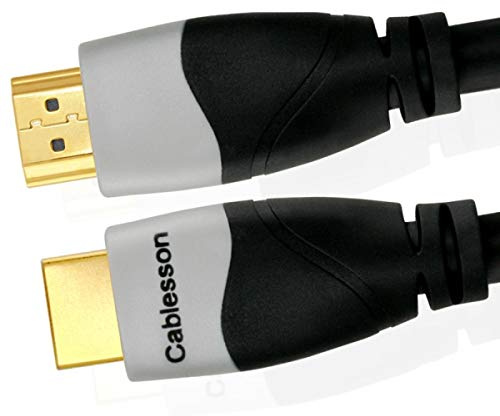 Câble Ivuna 1.5m (1.5 mètre(s)) HDMI vers HDMI avec Ethernet (version 1.4a / 2.0) 1080p FULL HD TVs LCD PLASMA et LED, supporte aussi le 3D pour la Xbox One, Xbox 360, PS3/4 de Sony, les boîtes TV HD Canalsat; beIn, Orange TV, Freebox, SFR Box TV et Bbox, DVD Blu-ray and Nintendo Wii U.