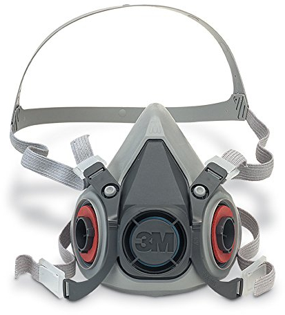 3M 6200m Maschera di manutenzione bassa, media, IT certificata di sicurezza, Grigio