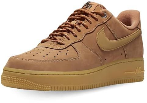 Nike Herren Air Force 1 '07 WB Sneaker, Flax Wheat Gum Light Brown Black, 43 EU