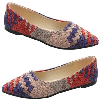 Holibanna Zapatos de Ballet de Mujer Zapatos Planos con Punta Puntiaguda Zapatos de Vestir Informales para Todas Las Estaciones