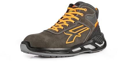 U-POWER | Scarpe Antinfortunistiche Alte Lord S ESD S3S CI FO SR, Puntale Alluminio, Antiperforazione Tessile No Metal