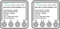 Homcloud Confezione da 2 di Mini Modulo Smart Interruttore Intelligente 1 canale Wi-Fi, da incasso per scatola elettrica 503, controllabile da APP, Alexa o Google
