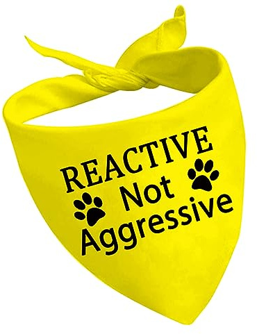 1 Stück Reaktives Nicht Aggressives Hundehalstuch Nicht Streicheln über dem Halsband Reaktives Hundehalstuch (Nicht Aggressiv D EU2)