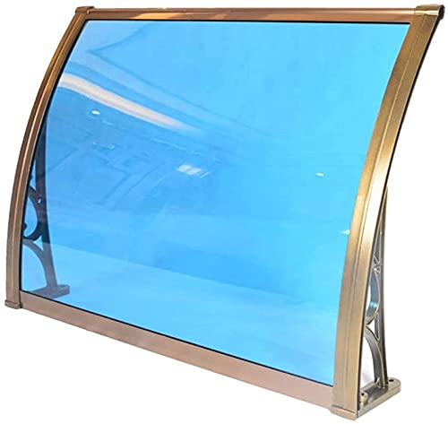 Vordächer, Überdachungen, Terrassenüberdachung, Vorder- und Rückseite, Veranda-Markise, Regenschutz, Polycarbonatplatte, Halterung aus Aluminiumlegierung, Türüberdachung für den Außenbereich