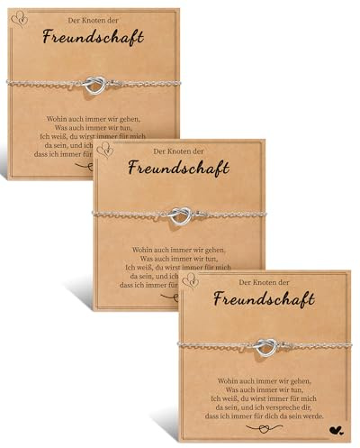SUNSH 2/3 Stück Freundschaftsarmband - Bester Freund Armband Geschenk für Freund Schwester - Ideales Geburtstagsgeschenk für Schwestern Bester Freunde - BFF Armband für Mädchen Damen