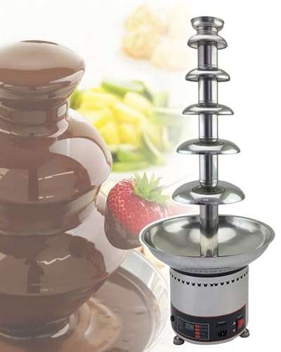 Macchina Per Fontana Di Cioccolato Da Tavolo, Per Feste, Matrimoni E Feste, Temperatura Regolabile 0-150 °C, Con Display Digitale A Led,6tiers-220V