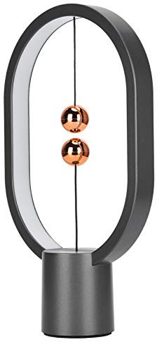 Heng - Lámpara de equilibrio, atenuador táctil, lámparas magnéticas, lámpara USB de absorción inteligente, media luz de mesa LED para dormitorio, hogar, oficina
