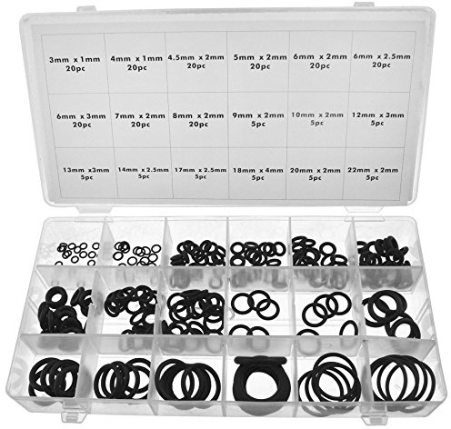 L'anello toroidale di gomma assortimento 225PC AST25