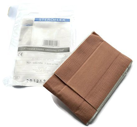 Steroplast D293 Fabric Dressing Strip, 7.5cm x 1m