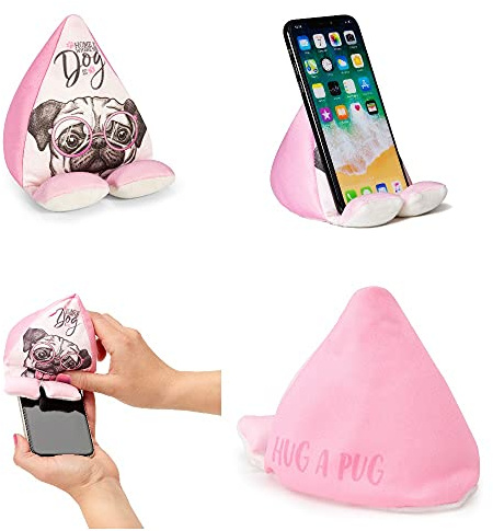 Plusheez Handyhalter 2-in-1-Telefonständer mit Mikrofasertuch Bildschirmreiniger Universeller Telefonständer für Kinder, Kinder und Erwachsene Kompatibel mit eReader/Kindle/Smartphone/kleinem Tablet