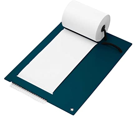 Peppermint Products NOTE ROLLER | NOTIZROLLENHALTER & SCHREIBBOARD m. Notizrolle | Roman Luyken (Oceanblau)