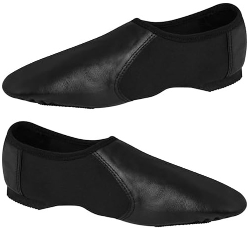 SHADOW DANCE UK Slip-On Black Jazz Dance Shoes Unisex