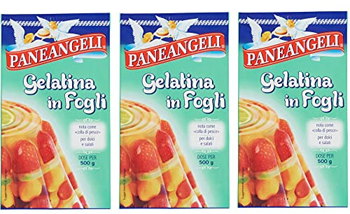 Paneangeli Tris - Gelatina in Fogli o Colla di Pesce Paneangeli - 12gx3 Confezioni (36g)