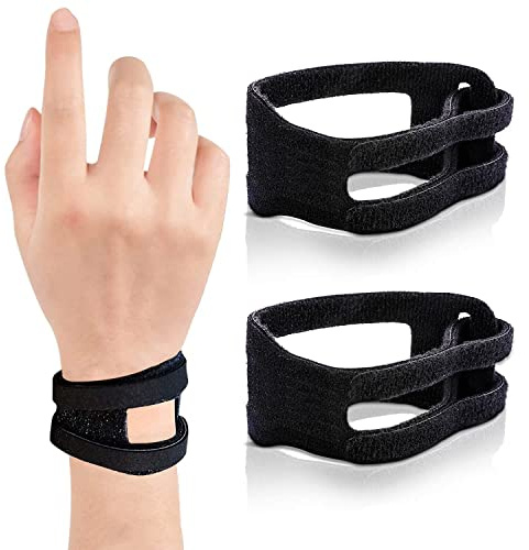 Newsmy Handledsband, handledsstöd, handledsbandage stöd för TFCC revor, handledssmärta, svettskydd (vänster och höger hand kompatibel)