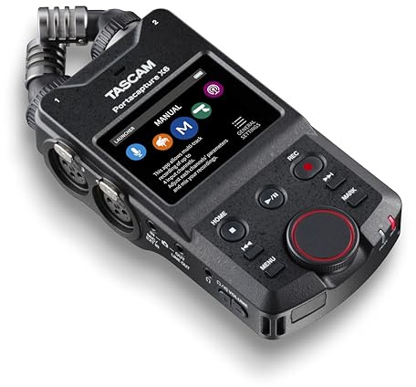 Tascam Portacapture X6 32-bit Float Portable Audio Recorder