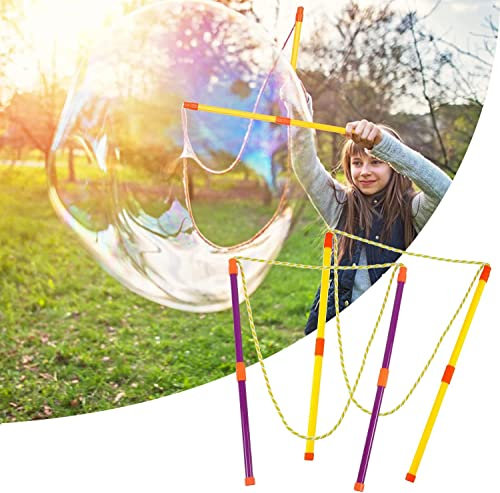2 Paar Seifenblasen Groß Stab,Blase Zauberstab,Seifenblasen Spielzeug,Riesenseifenblasen,Bubble Sticks Geschenke,Seifenblasen Stab,Giant Bubble Maker,Bubble Wand
