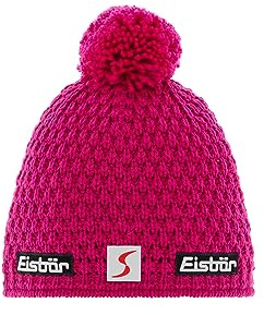 Eisbär Trail Skipool Bommelmütze Beanie Strickmütze Wollmütze Wintermütze Skimütze Damen - Made in the EU mit Futter, Futter Herbst-Winter Winter