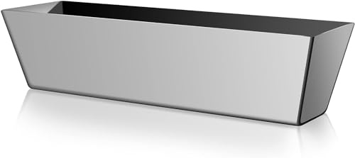 xinfedi Spachtelkasten aus Edelstahl, Langlebig Edelstahl-Schlammpfanne mit Effizientes Design (305mm Lang)