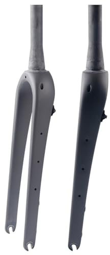 HWEVDHJ Gravel Gabel 700c Carbon Rennrad Starrgabel 28,6 Mm Scheibenbremse Vorderradgabel 1-1/8 Zoll Gerade/konisch Fahrrad-Vorderradgabel 700 * 55C