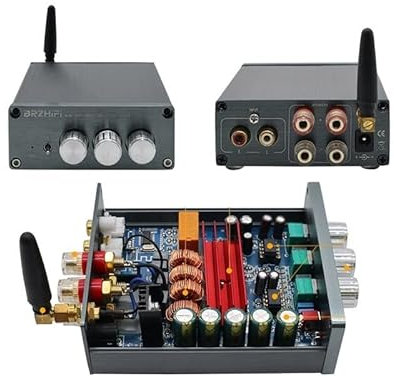 Hi-Fi-förstärkare，Audioförstärkare 2 * 50W 2 * 100W TPA3116 Bluetooth Stereo Audio Digital effektförstärkarkort Subwoofer Klass D Equalizer HiFi TPA3116D2 Amp(T100bt)