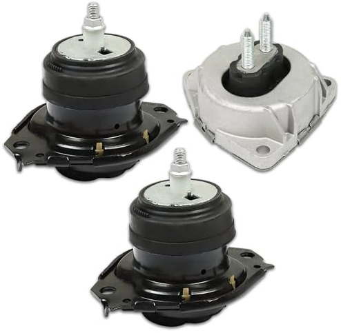 Rockplanet Motor Mounts and Transmission Mount Compatible with 2011-2019 Dodge Durango 3.6L 5.7L, 2011-2019 Jeep Grand Cherokee 3.6L 5.7L 6.4L Engine Mount Kit, A5611 A5611 A5488