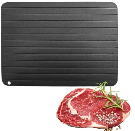 Bandeja de descongelación rápida - Placa de descongelación de Aluminio, Tablero de descongelador rápido | Herramienta de descongelación ecológica para Pollo, Almohadilla de descongelación de Carne de
