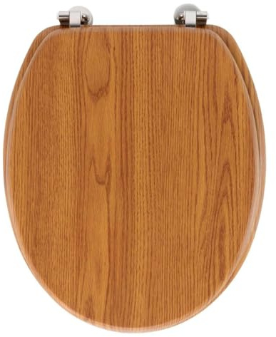Abattant WC Effet Bois Strata 46cm Naturel