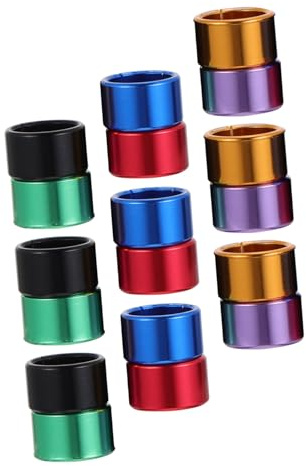 Toyvian 18pièces Bagues Identification pour Pigeons Aluminium Bagues De Patte pour Pigeons Voyageurs Ouvertes pour Oiseaux