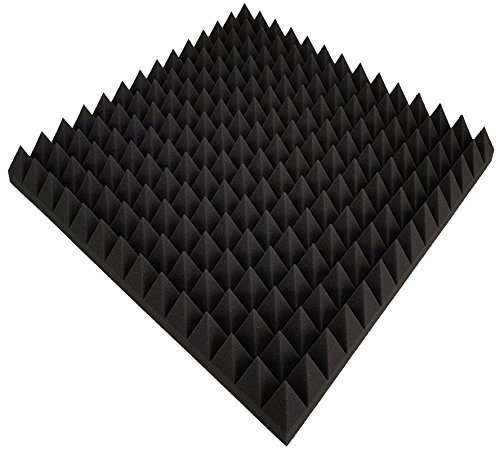 Pyra 7110, ca. 100x100x7cm, Anthrazit Schwarz, FSE (flammhemmend nach MVSS302) (Verpackungseinheit = 50 Platten = ca. 50 m²)