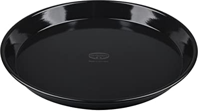 Dr.Oetker 1500 Plat à four rond pour tartes et pizzas, plat de cuisson au four, plat à pizza, Acier émaillé, 32 x 3 cm, Noir 19