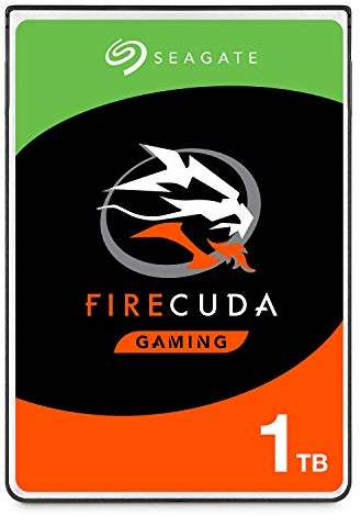 Seagate ST1000LX015 FireCuda 1 TB internal hybrid hard drive (6.4 cm (2.5 inches) 64 MB cache, Sata 6 Gb/s)