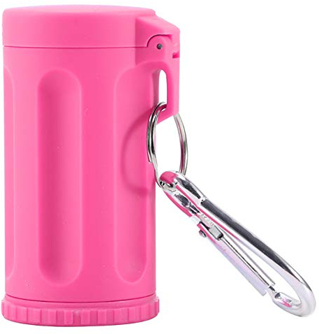 YMZ Tragbarer Mini-Aschenbecher aus Kunststoff, Schlüsselanhänger, Bonbonfarben, Auto-Aschenbecher, Outdoor-Zubehör