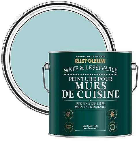 Rust-Oleum Blue Washable Kitchen Wall Paint in Matt Finish - Little Cyclades 2.5L