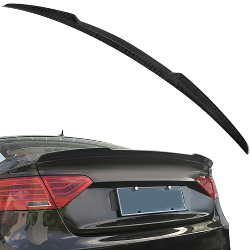 SCITOO Spoiler Wing Fits for 2010-2016 for Audi A5 Coupe Glossy Black M4 Style Rear Trunk Spoiler Wing
