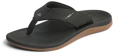 Reef Garçon Kids Santa Ana Sandale, Noir, 3 Big