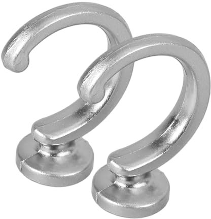 Gatuida 2 Stück Wandhaken Gardinenhalter Aus Zinklegierung Silber Wandmontage Vorhanghaken Vielseitig Als Raffhalter Und Schlüsselhalter