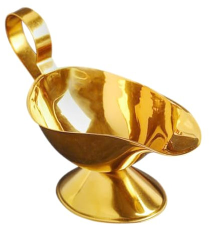 NAMOARLY Elegante Salsiera Acciaio Inossidabile Contenitore Multifunzionale Per Salsa e Condimenti Design Ergonomico e Antigoccia Per Ristoranti e Cucine Domestiche