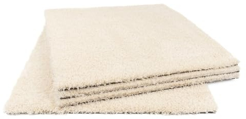 Dalles de moquette plombante (Blanc, 1 m²)