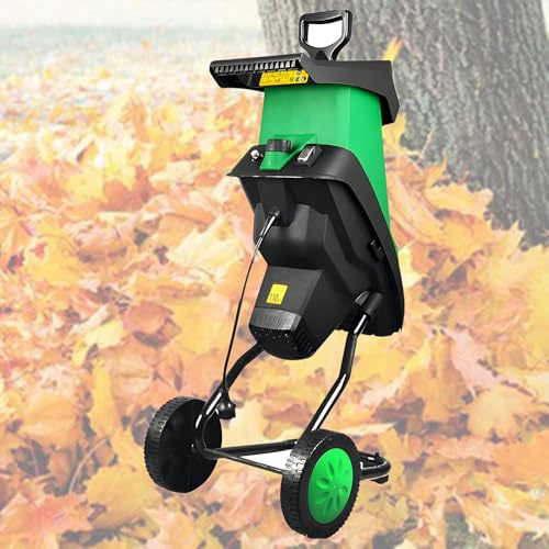 ExoticaBlend Trituradora de Ramas y Ramas Eléctrica con Capacidad de Corte de 40 Mm y Protección contra Sobrecargas para Ramas y Hojas