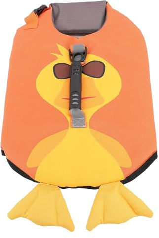 Kostüme für Hunde Hundeschwimmweste, verstellbar, reflektierend, aus Xford-Gewebe, reißfest, Schwimmsicherheitsweste für Bootfahren,Frühling und Sommer, Schwimmsicherheitsauftrieb, (Orange, S)